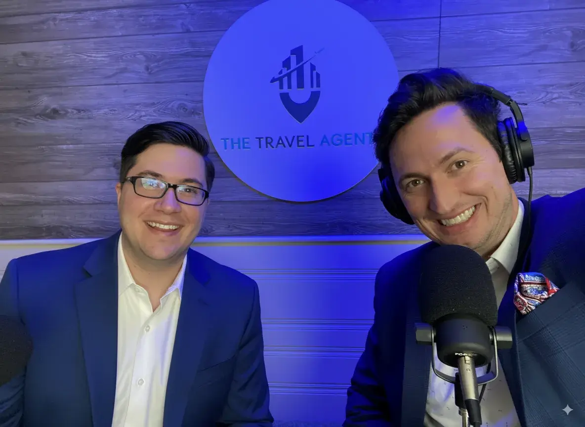 Will Lee and Brian Chima, founders of The Travel Agents Academy